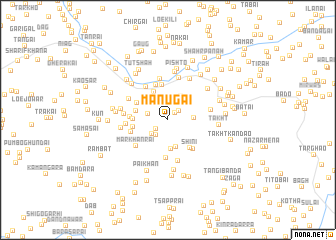 map of Mānūgai