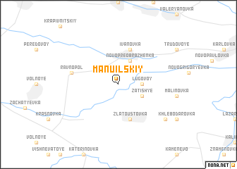 map of Manuilʼskiy