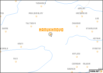 map of Manukhnovo