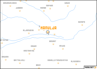 map of Manuljā