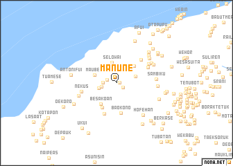 map of Manune