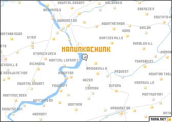 map of Manunka Chunk