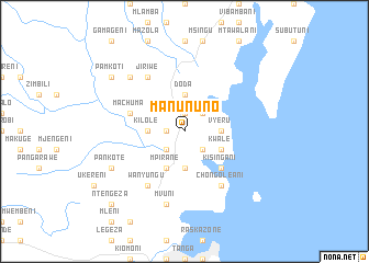 map of Manununo