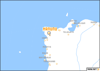 map of Manunu