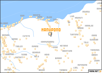 map of Manupono