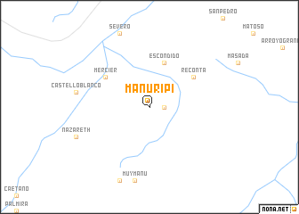 map of Manuripi