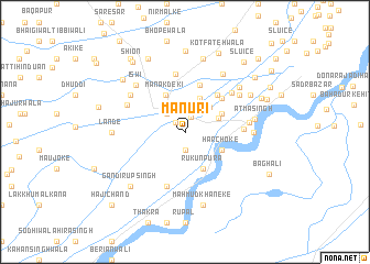 map of Manūri