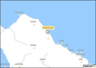map of Manur