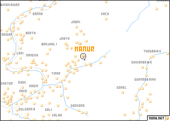 map of Manūr