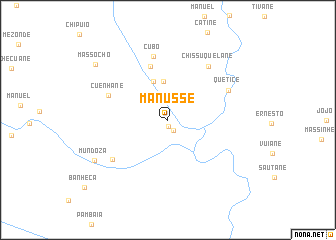 map of Manusse