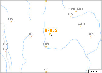 map of Manus