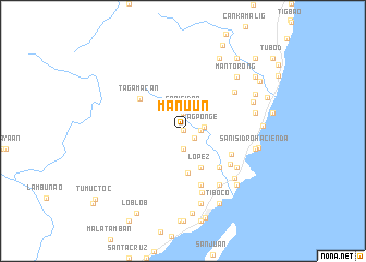 map of Manuun