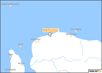 map of Manuwui