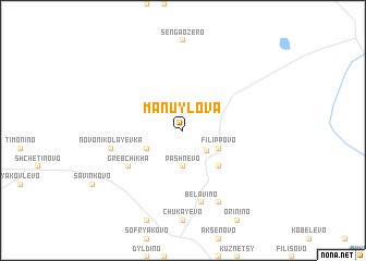 map of Manuylova