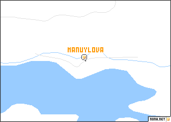 map of Manuylova