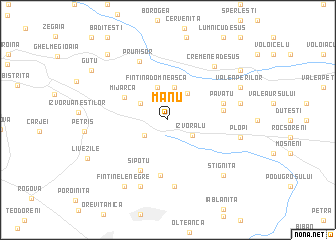 map of Manu