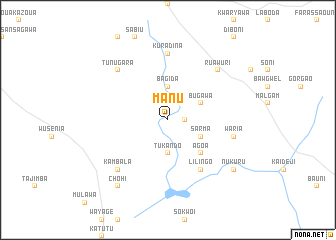 map of Manu