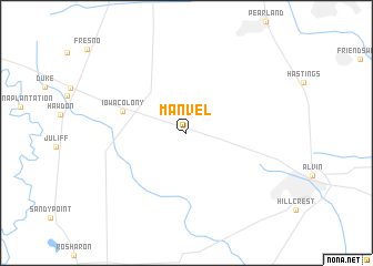 map of Manvel