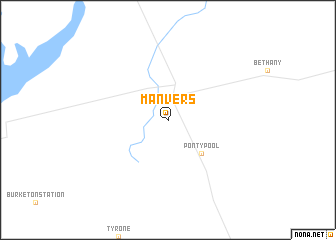 map of Manvers