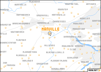 map of Manville