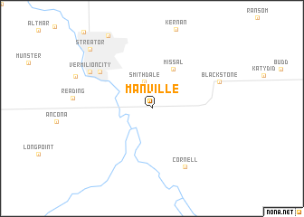 map of Manville