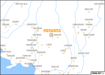 map of Manwang