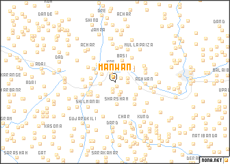 map of Manwan