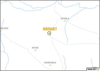 map of Mānwat