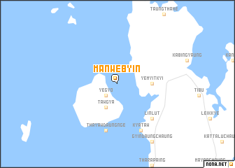 map of Manwebyin