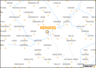 map of Mánweng