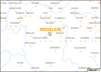 map of Manxelene