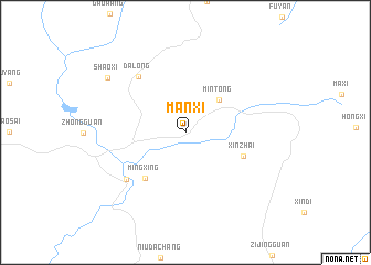 map of Manxi