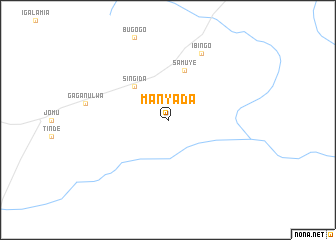 map of Manyada