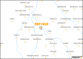 map of Manyaka