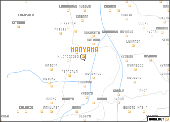 map of Manyama