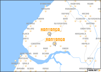 map of Manyanga