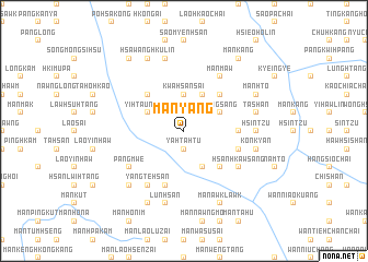 map of Mān Yang