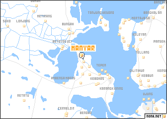 map of Manyar