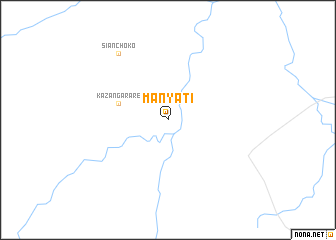 map of Manyati