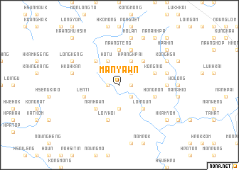 map of Mān Yawn