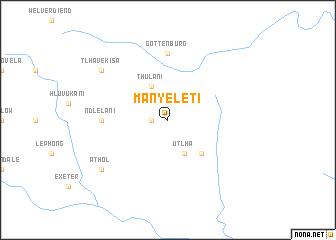 map of Manyeleti