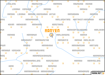 map of Mān Yen