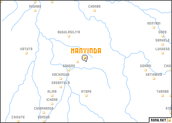 map of Manyinda