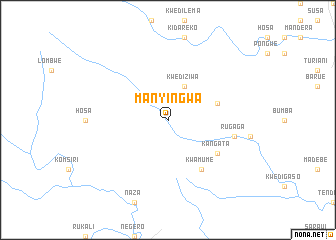 map of Manyingwa