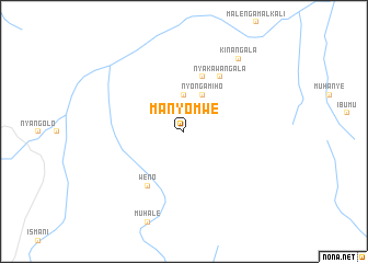 map of Manyomwe