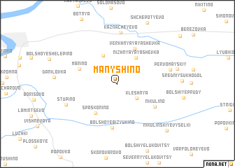 map of Manyshino