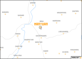 map of Manyuan