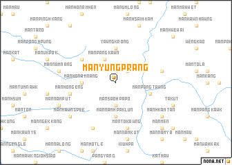 map of Mān Yūngprang
