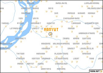 map of Mān Yut