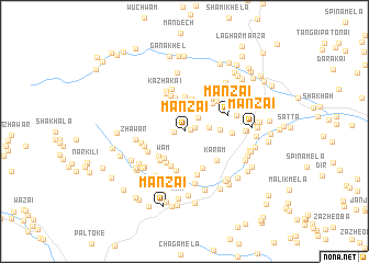 map of Manzai